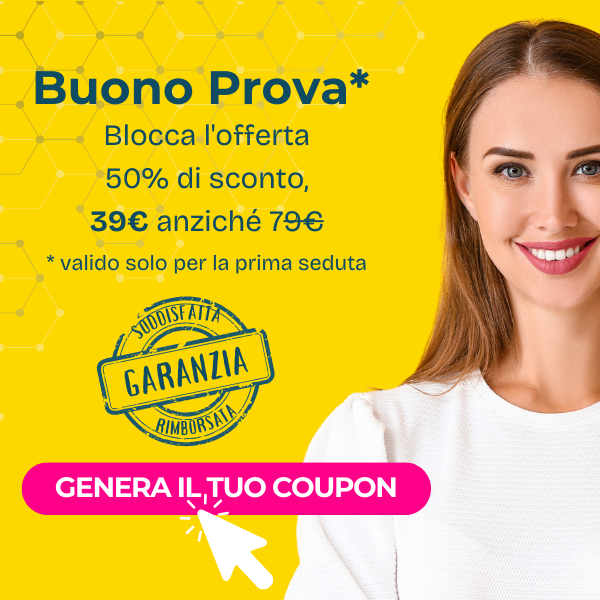 Prova il trattamento Genera il buono il tuo Coupon -50%