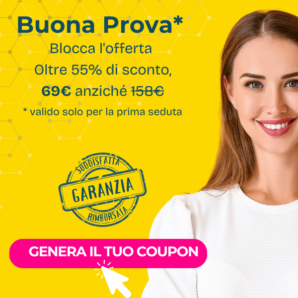 Prova il trattamento Genera il buono il tuo Coupon -50%